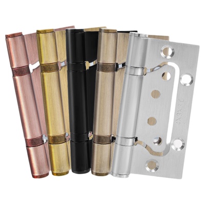 4寸加厚304不锈钢子母合页免开槽