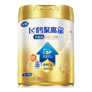 飞鹤聚高星铂金装儿童成长奶粉（3-14岁）800g*6罐