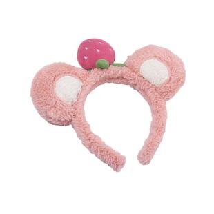 三福少女心趣味游园发箍单个 时尚发饰头饰毛绒头箍饰品827086