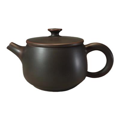 手工坭兴陶茶壶汉瓦壶可提可转