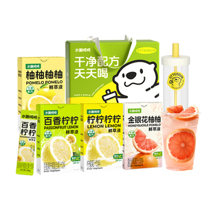 【38焕新礼盒】水獭吨吨tǎ)百香柠檬金银花羽衣甘蓝浓缩汁VC冲饮