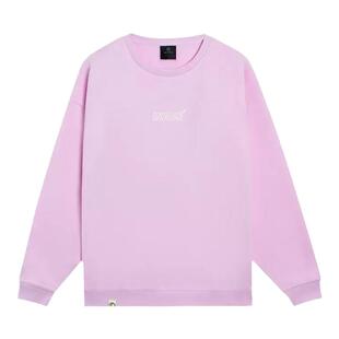 李宁加绒卫衣男女冬季新款情侣韦德宽松圆领套头运动服AWDSI39