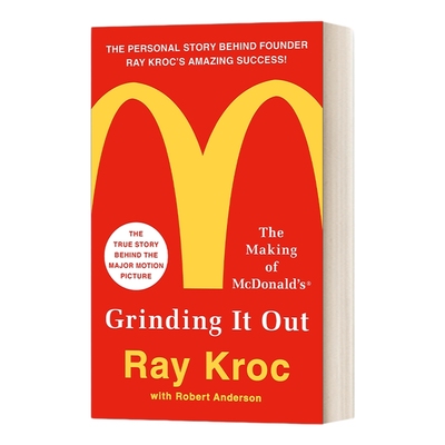 英文原版 Grinding It Out The Making of McDonald's 苦心经营 麦当劳创业史 简装 英文版 进口英语原版书籍