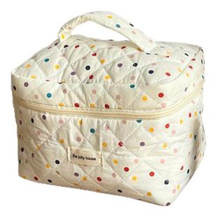 Auramoon.Pile.化妆包小众便携洗漱收纳包圆点ins可爱盒袋箱|堆放