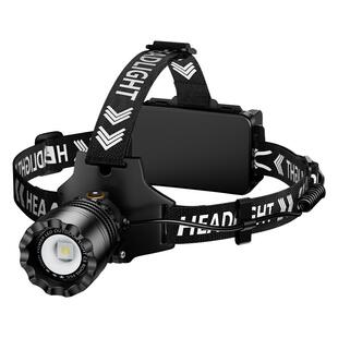 头灯2026新款强光超亮夜钓赶海照明灯长续航头戴式感应疝气探照灯