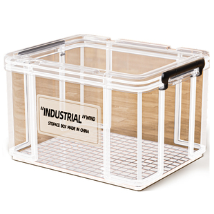 大容量透明收纳箱家用长方形全透明加厚加硬装衣服被子塑料整理箱