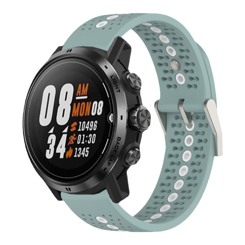 适用COROS高驰智能手表带防爆防刮抗爆钢化膜pace3/2限量版新潮款apex2 pro彩孔硅胶表带42/46mm多孔定位腕带