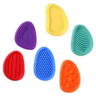 解压感官石多动缓解焦虑考研解压硅胶手指触觉板专注豆力训练玩具