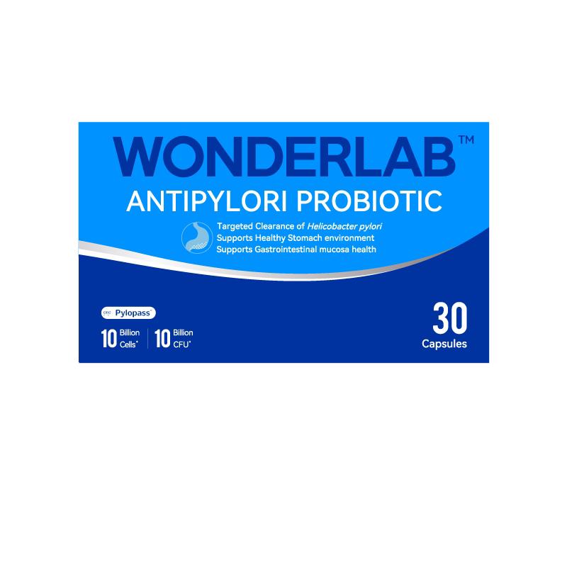 【香港自营】wonderlab灭幽益生菌护卫肠道胶囊PYLO成人养胃大人