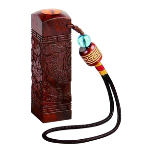 檀木牛角脐带乳牙胎毛印章diy自制制作定做胎发龙纪念收藏收纳盒