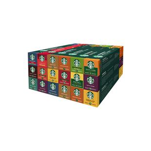 星巴克咖啡胶囊咖啡Nespresso适用奈斯派索雀巢小米咖啡机100粒