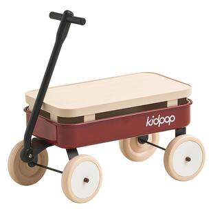 kidpop儿童过家家多功能玩具台四轮推拉车宝宝游戏桌婴儿周岁礼物