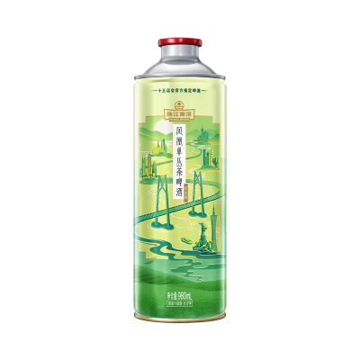 珠江凤凰单丛茶啤酒980mL*6罐