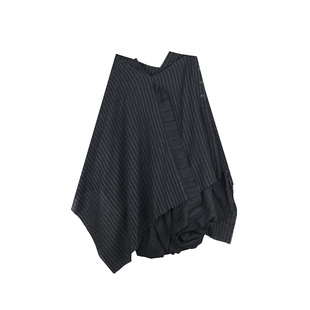 J1M5买手店 Limi Feu 25秋冬 褶皱叠层半裙 设计师品牌