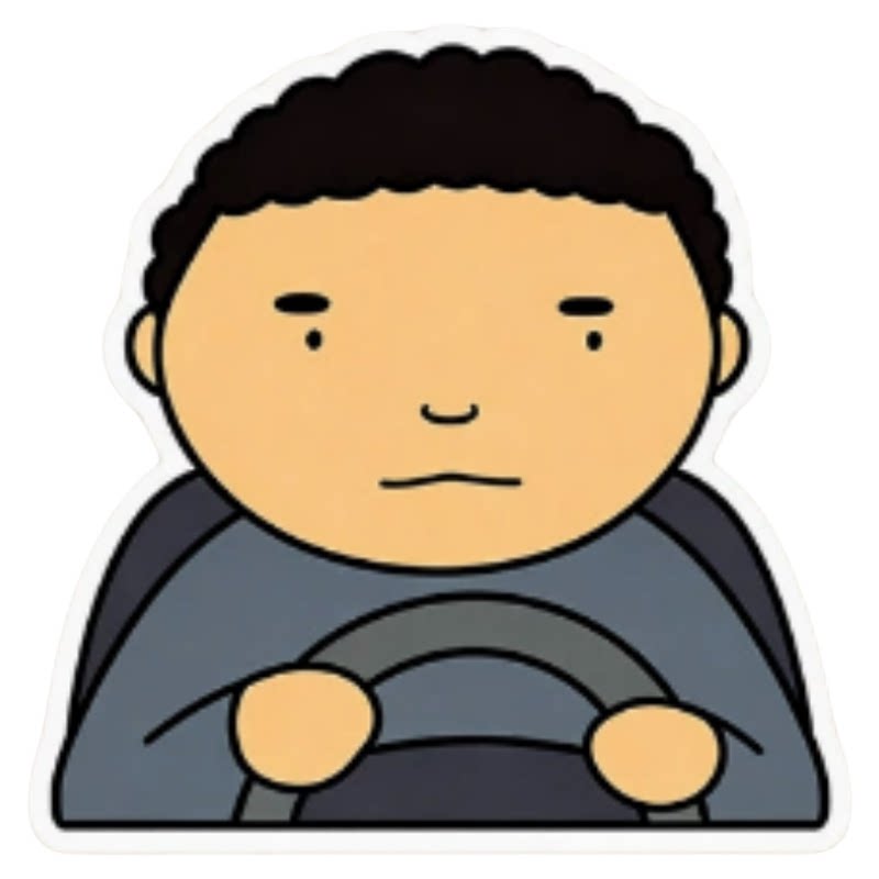 蓝序公路之王磁吸车贴反光贴