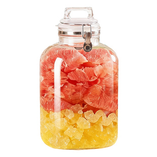 泡酒玻璃瓶专用酒瓶加厚柚子自酿果酒空瓶子食品级密封罐泡酒容器