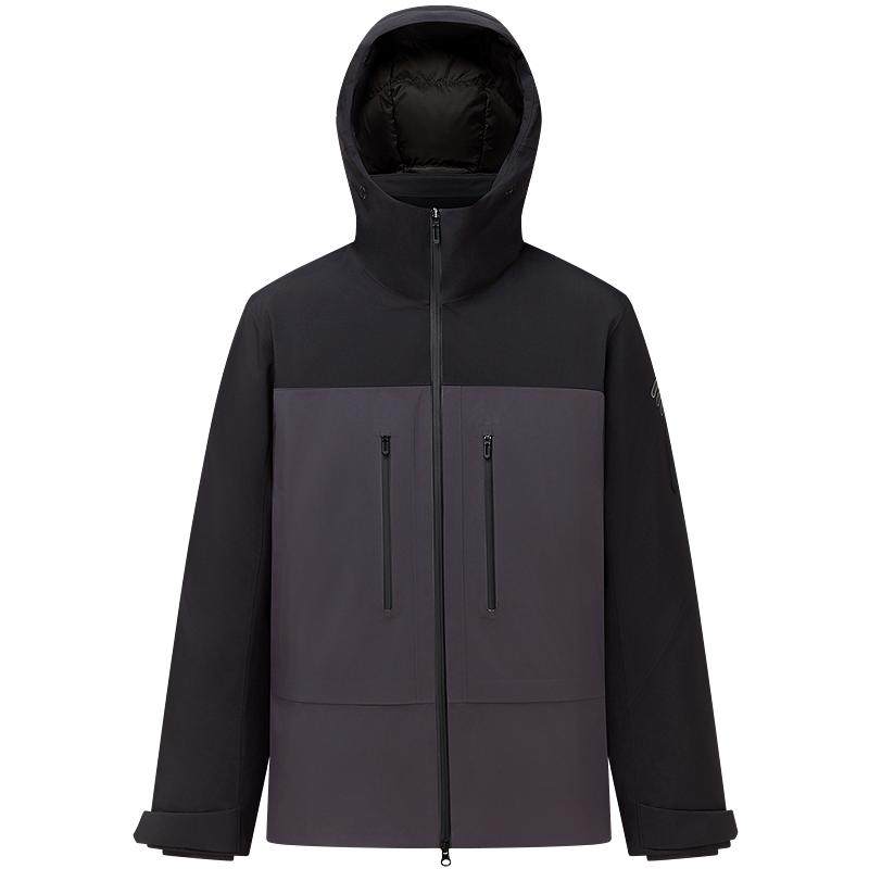 新款波司登羽绒服男款高端户外压胶800+高蓬鹅绒GORE-TEX面料