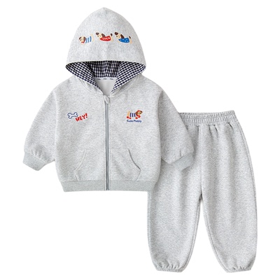 嘟嘟家男童套装春装儿童运动外套