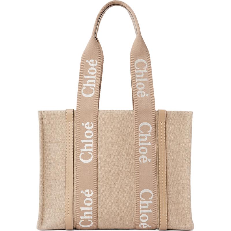 Chloe蔻依 WOODY中号单肩手提托特包