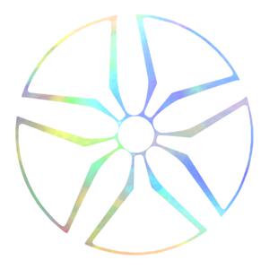 比亚迪秦PLUS碳纤维装饰轮毂贴纸