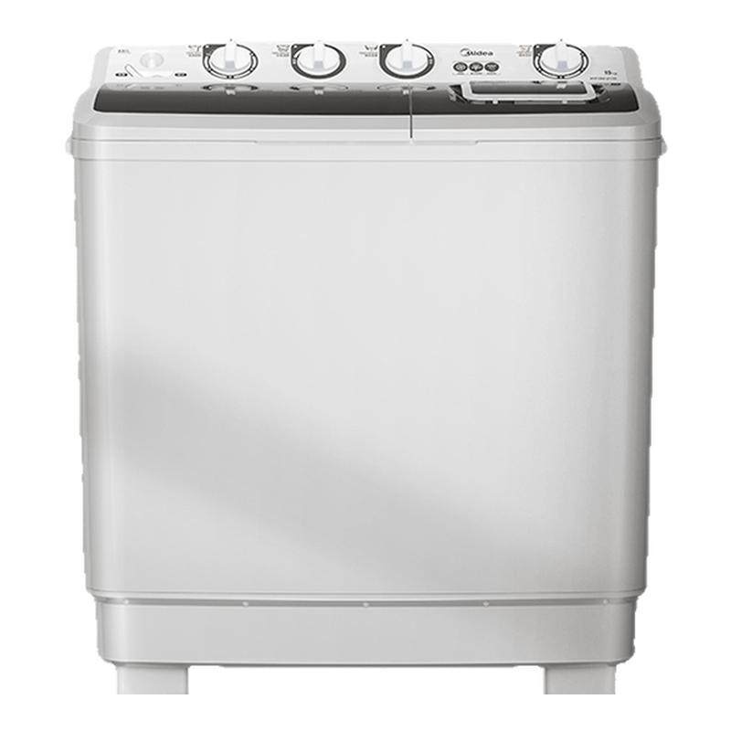 美的15kg/10/18公斤家用双桶双缸洗衣机小型半自动大容量租房家用