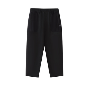 FILA FUSION斐乐潮牌梭织长裤男2026夏季新款宽松裤子休闲直筒裤