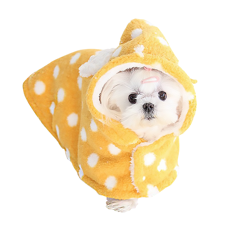 小型犬毛绒披风可爱斗篷约克夏