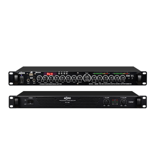 专业前后级功放机套装数字大功率家庭Ktv音箱唱歌蓝牙效果器处理