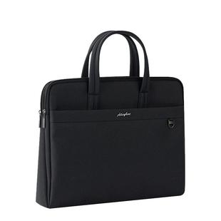 杰利手提公文包防水帆布手提袋文件袋拉链袋文件包牛津布手提包男士A4公文袋收纳商务办公培训班会议资料定制