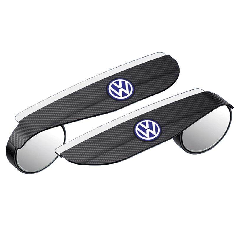 汽车后视镜雨眉小圆镜一体反光镜盲点镜倒车镜遮挡雨板防雨水神器