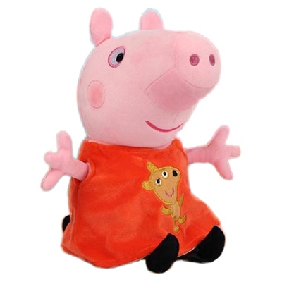 长亿粉红佩奇一家四口公仔玩偶