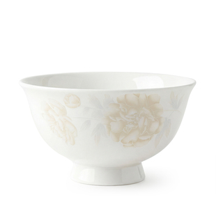 景德镇防烫高脚碗陶瓷餐具碗家用2026新款盘套装高颜值饭碗吃饭碗