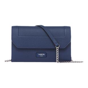 Lancel/兰姿Ninon迷你链条包 单肩斜挎包小方包 信封包牛皮真皮