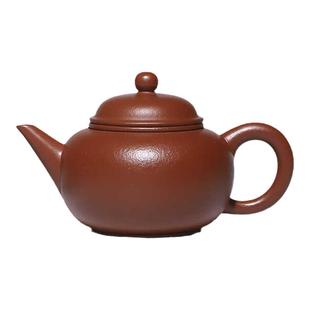 水平壶 原矿手工紫砂壶 黄龙山朱泥泡茶壶 一壶一杯 缶韵
