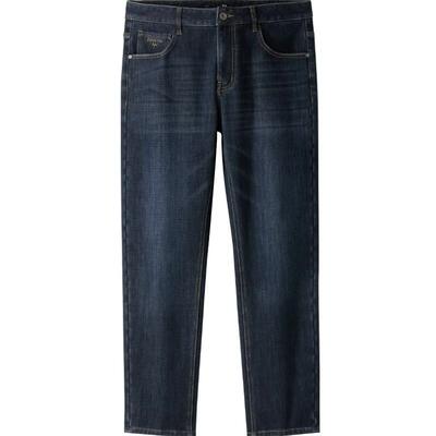 海澜之家闪耀太空直筒牛仔长裤男