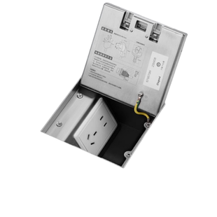 罗格朗隐藏式内嵌地插嵌入五孔模块大理石纯平不锈钢隐形超薄全铜