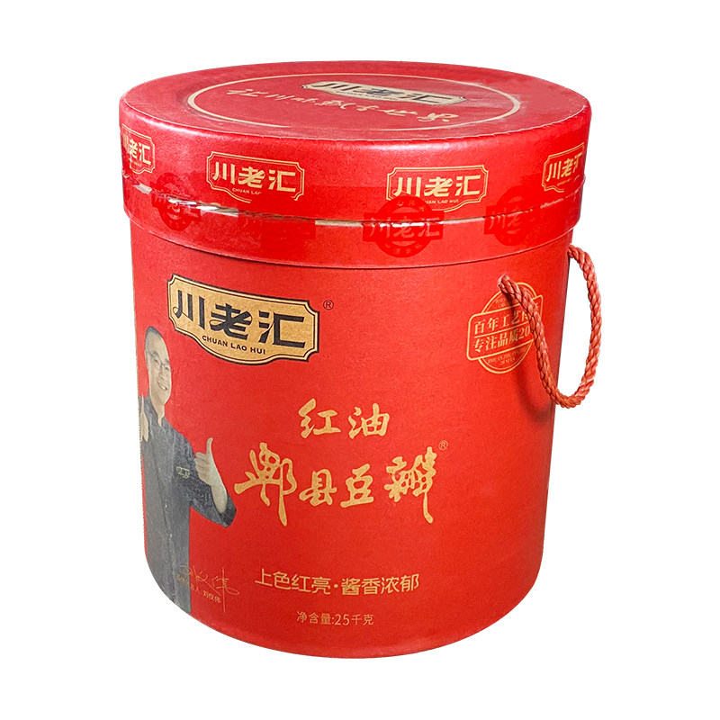 川老汇红油郫县豆瓣25kg/桶商用