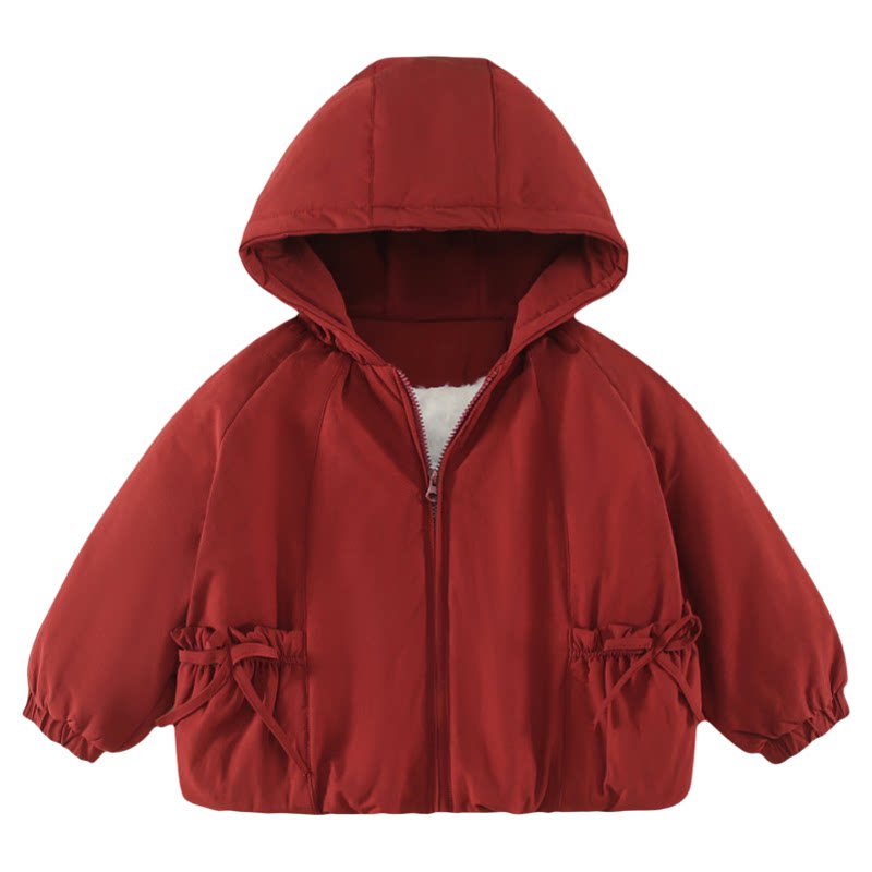女童棉服冬季2026新款洋气宝宝秋冬款面包服儿童冬装棉袄女孩棉衣
