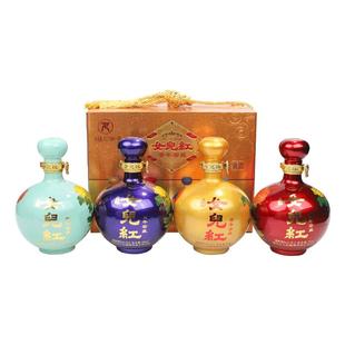 绍兴女儿红黄酒童年窖藏750ML*4瓶整箱礼盒善酿老酒糯米半甜黄酒