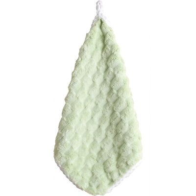 云朵格方巾螺纹边吸水清洁擦手巾