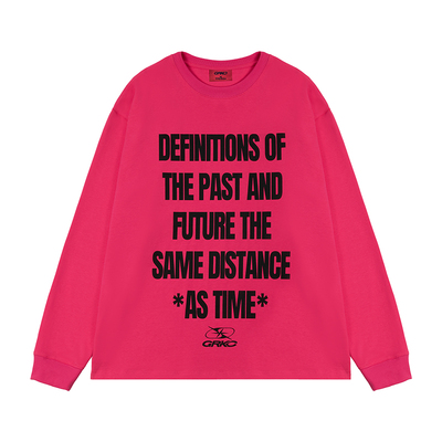 GRKC吉尔卡克标语长袖卫衣