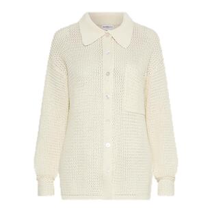 【2026早春新品】MARELLA 女装纯棉衬衫领毛针织衫3341046402