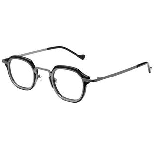 扫黑风暴孙红雷李成阳同款眼镜复古小方形男士板材近视眼镜框大脸