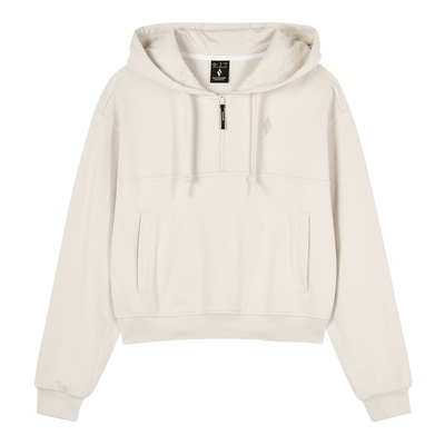 Skechers斯凯奇秋季女子休闲运动宽松百搭连帽卫衣 L124W040/00F1