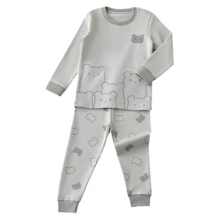 儿童秋衣秋裤套装全棉男孩25新款加厚保暖内衣男童纯棉家居服睡衣