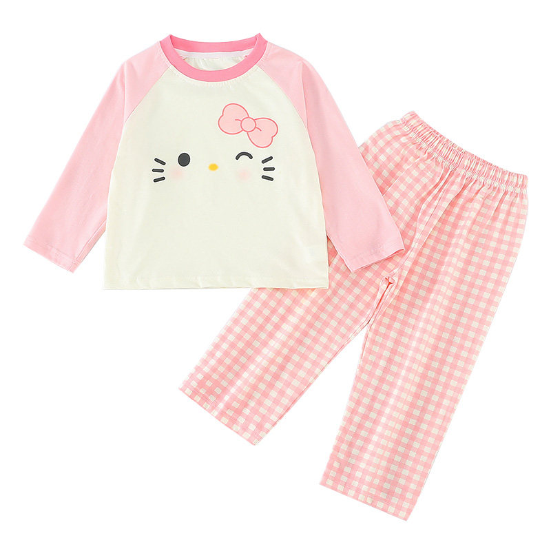 女童HelloKitty甜美家居服套装