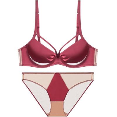 兰帕菲尔法式超薄光面无痕文胸