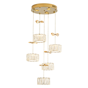 帕莎 餐厅吊灯 餐桌现代轻奢LED高级感奢华水晶吧台灯具2026新款