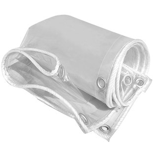 防雨布透明加厚防火阻燃防雨篷布阳台挡风塑料布PVC防晒遮雨布