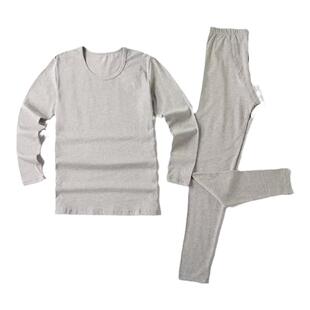 AB内衣男士薄款弹力贴身圆领秋衣秋裤舒适修身保暖内衣套装N950